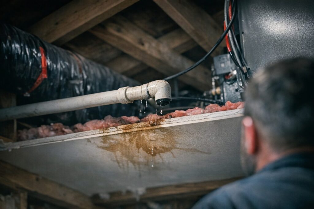 Why Your AC Condensate Line Is Your Biggest Water Damage Risk