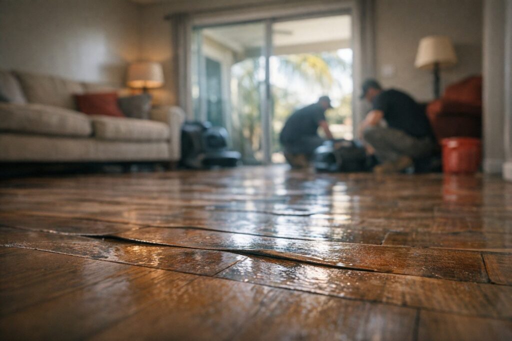 How to Dry Hardwood Floors After Water Damage Without Replacing Them