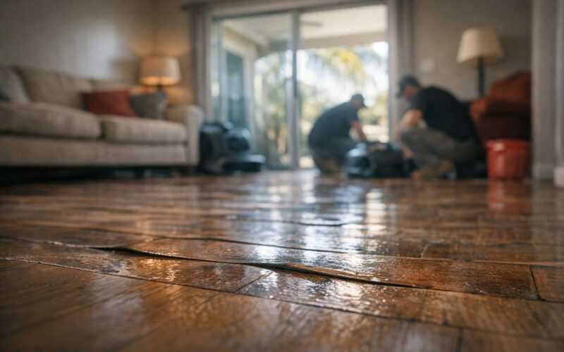 How to Dry Hardwood Floors After Water Damage Without Replacing Them