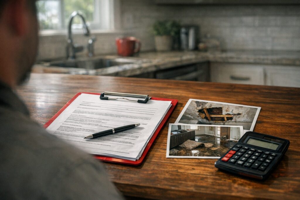 Emergency Repairs Before the Adjuster Arrives: Whats Allowed?