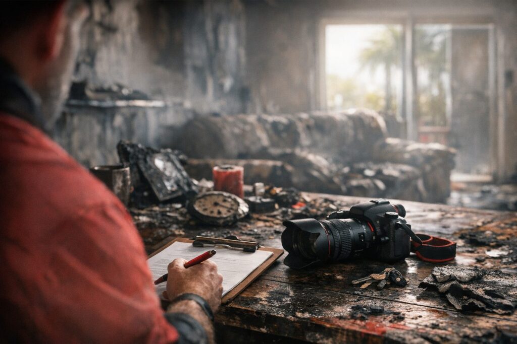 Fire Loss Contents Inventory: How to Document Everything