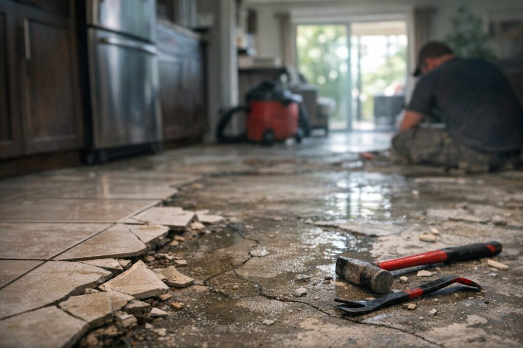 Flood Damage to Concrete Slab Foundations in Florida