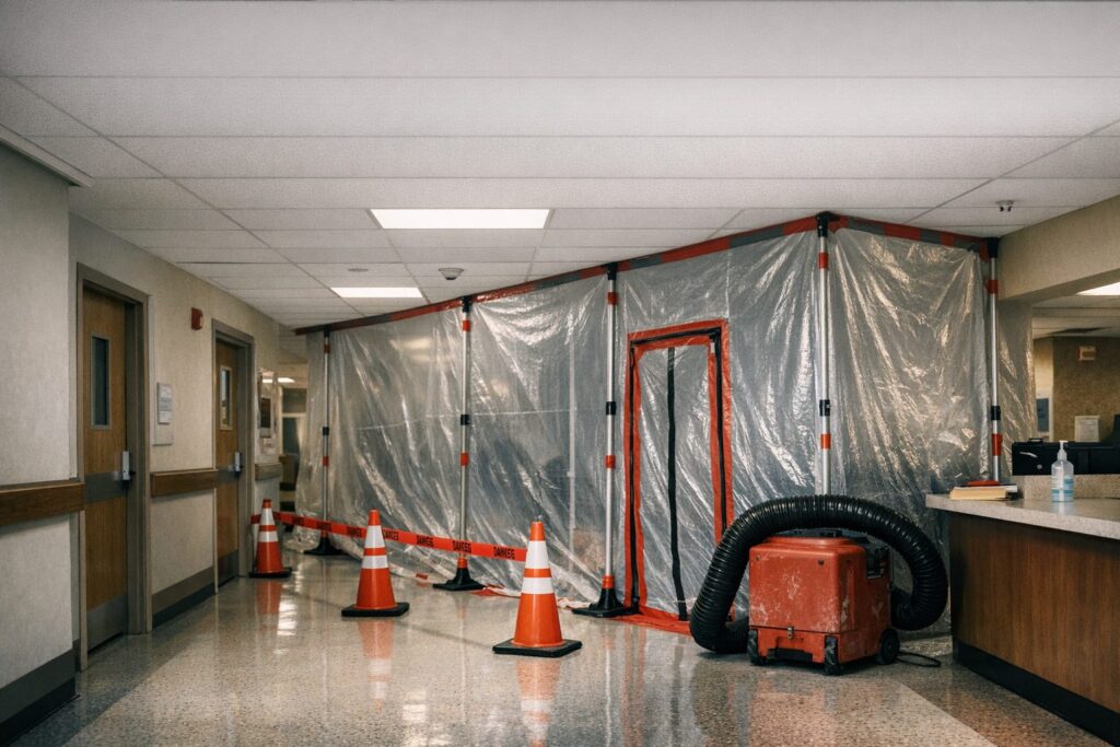WrightWay Emergency Services — ICRA Compliance During Healthcare Facility Restoration