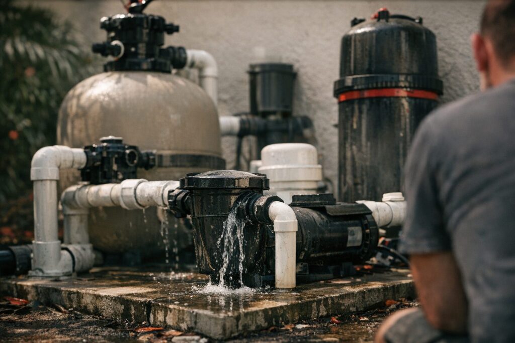 Pool Equipment Leaks and Your Florida Home: Detection and Prevention